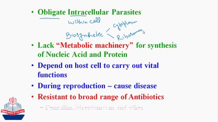 Obligate intracellular Parasites