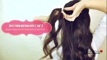 ★CUTE HAIRSTYLES HAIR TUTORIAL WITH TWIST-CROSSED CURLY HALF-UP UPDOS PONYTAIL FOR M