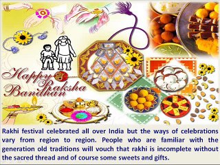 Online Rakhi Shopping India from Ghasitaramgifts.com