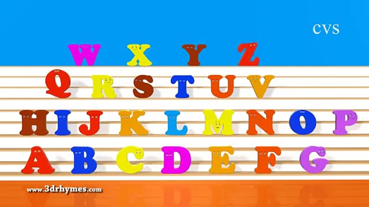 ABC Song - Alphabet Songs - Phonics Song  For children in 3D Animation rhymes