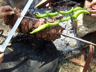 Cağ kebaplı piknik