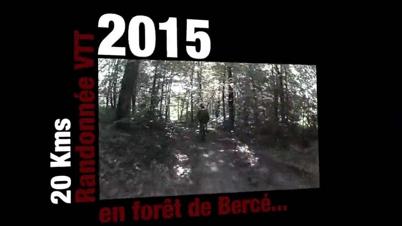 Petite randonnée VTT de 20 kms en forêt de bercé...