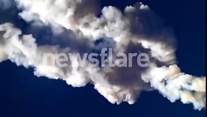 The meteorite fell in Chelyabinsk 14.02.2013