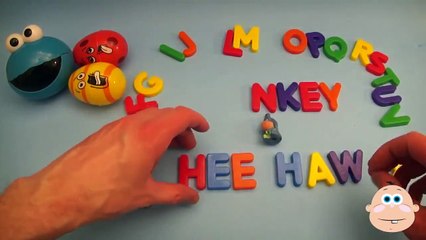 BABY BIG MOUTH SURPRISE EGG LEARN TO SPELL  ANIMAL SOUNDS PART 3!