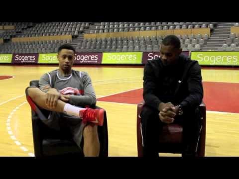 Elan Chalon - Orléans - Intervew Jordan Aboudou -AJ Slaughter