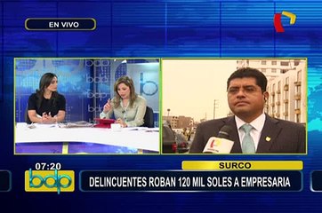 Alcalde de Surco anuncia cierre temporal de agencia Prosegur tras asaltos