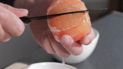 Comment tailler un pamplemousse pour en récupérer les segments? - Gourmand