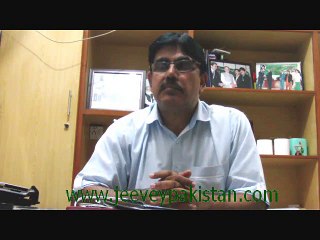 Dr. Iftikhar Hussain Hashmi (Consultant Cardialogist DHQ Hospital M.B.Din) talking with Naveed Farooqi. (Part 1)