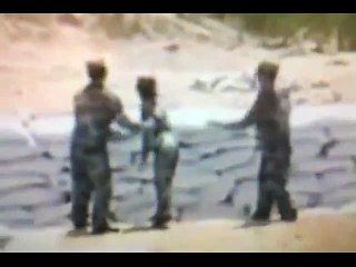 Female soldier throws grenade not far enough