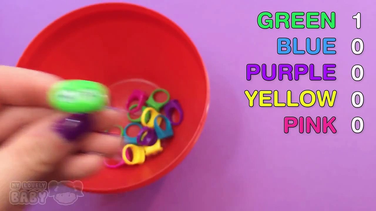 Learn Colours and to Count with Funny Ring! Fun Learning Contest with My Lovely Baby!