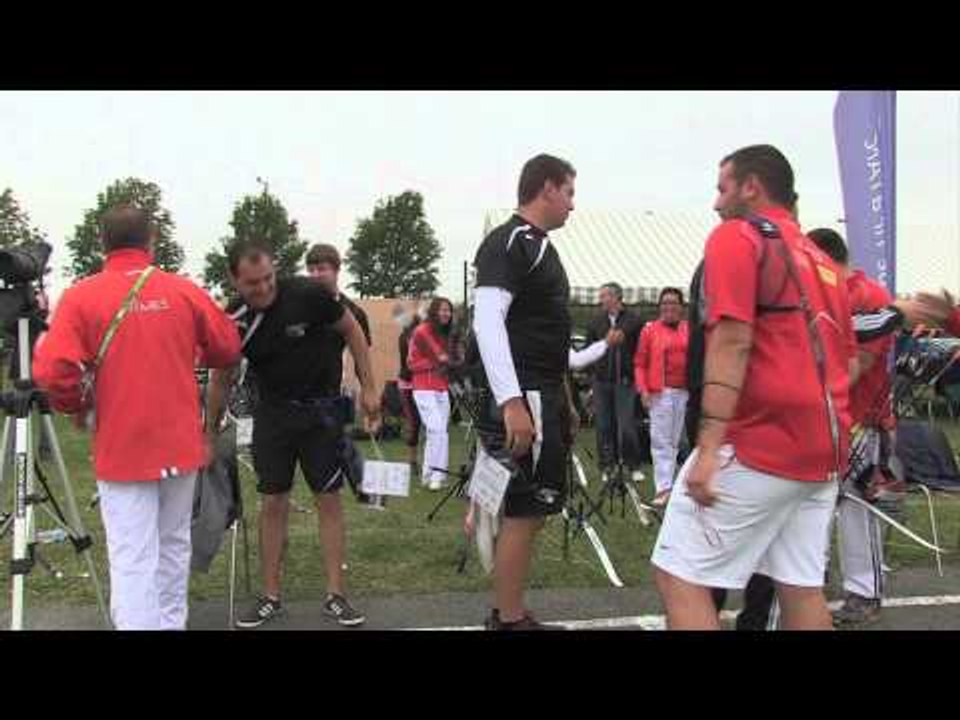 Championnat de France Scratch arc classique, Riom 2014, équipes