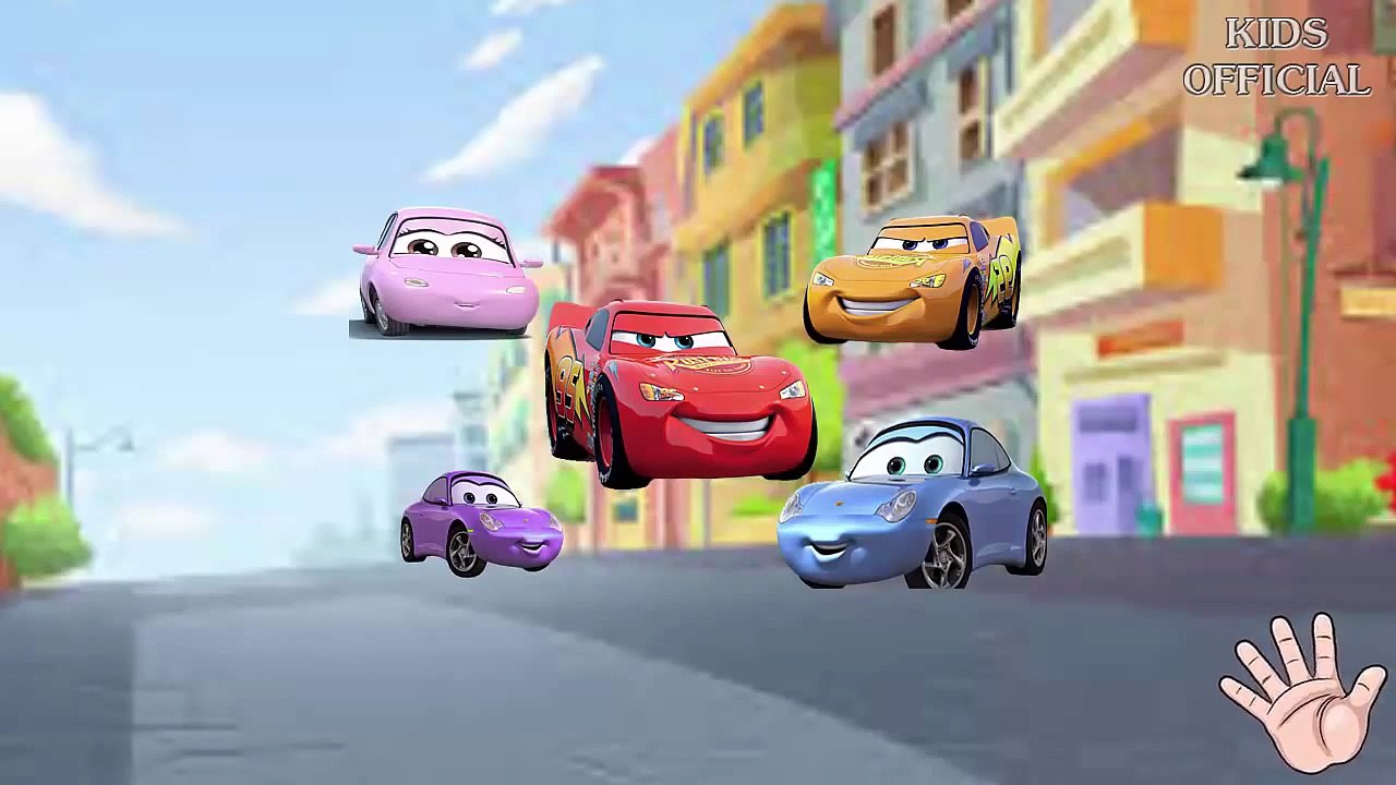 Finger Family Mcqueen Cars Cartoon | Nursery Rhymes for Children