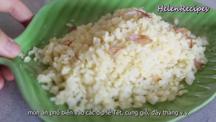 XÔI VÒ - Sticky Rice Coated w/ Mung Beans