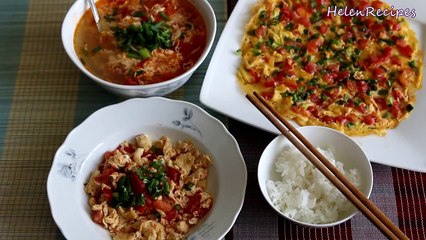 3 Recipes with Eggs and Tomatoes