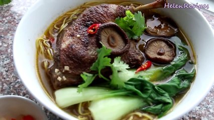 Roast Duck Noodle Soup - Mì vịt