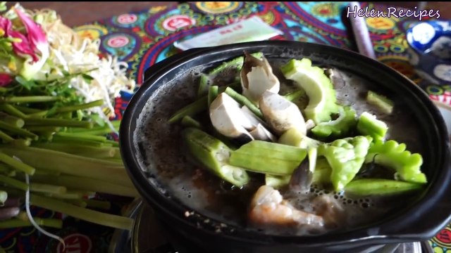 SEAFOOD HOTPOT w/ fermented fish (LẨU MẮM)