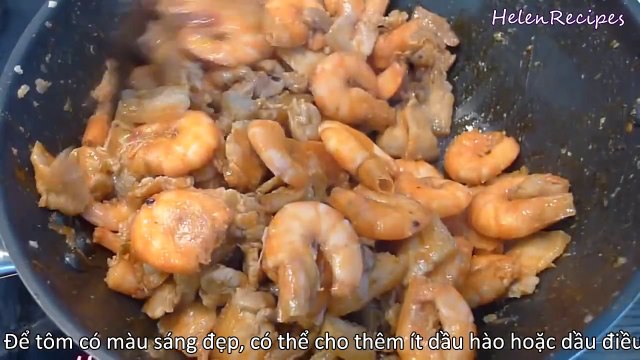 Caramelized Shrimps and Pork (TOM THIT RIM)