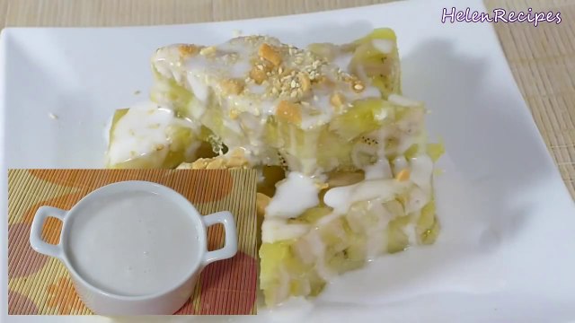 Banh Chuoi Hap - Steamed Banana Cake