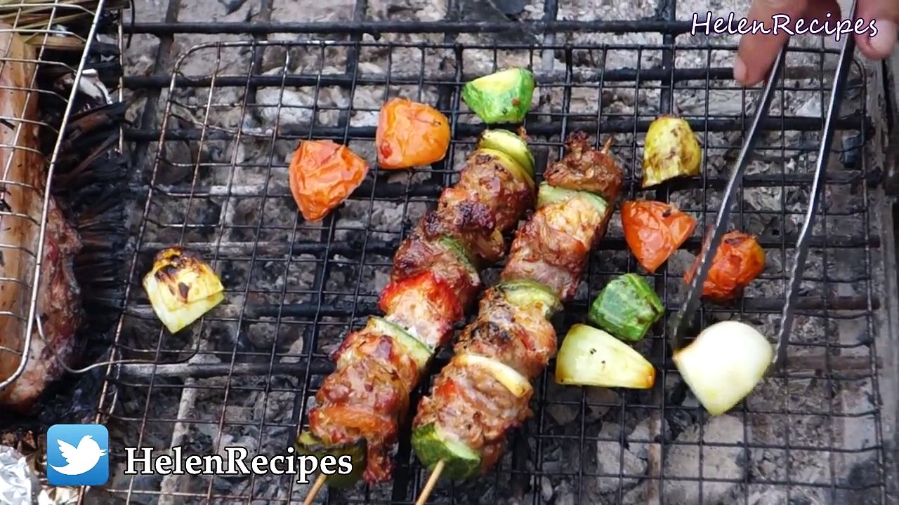 GRILLED PORK SKEWER - Thịt Xiên Nướng