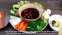 Vietnamese Vegetable Dip - Mắm kho quẹt