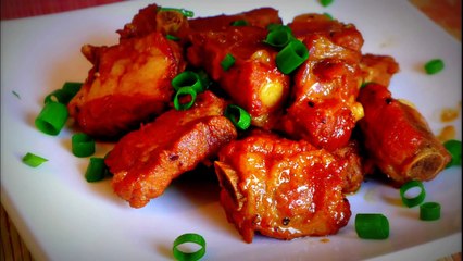 Caramelized pork spare ribs - Suon ram man