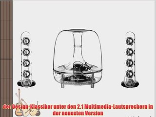 Harman/Kardon Soundsticks III LED Desktop Soundsystem Lautsprechersystem mit Zwei Sticks Satellitenlautsprechern