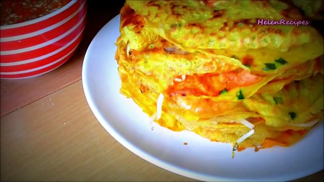 How to make Vietnamese Crepe - Banh xeo