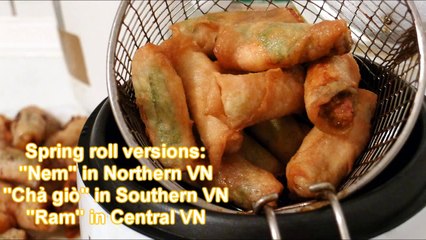 Vietnamese crispy spring roll - Nem rán / Ram Quảng/ Chả Giò