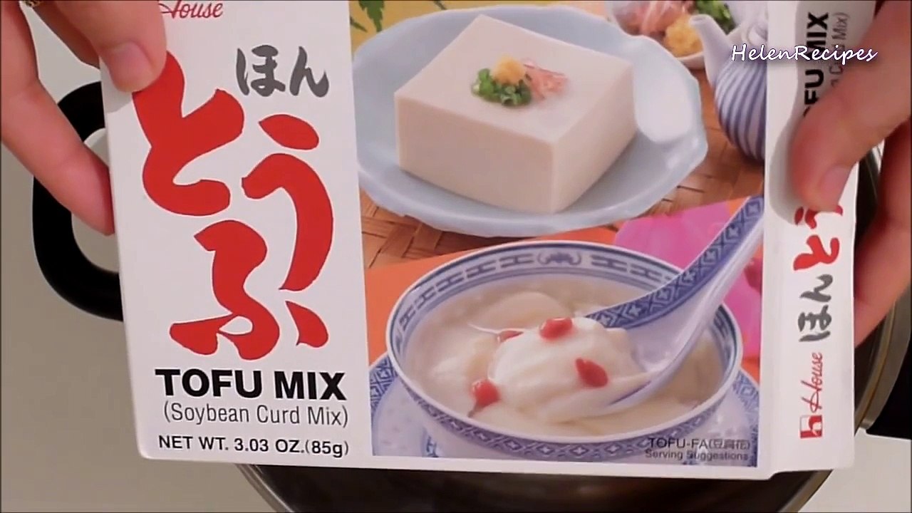 How to make tofu dessert in ginger syrup - Tàu hũ nước đường / đậu hũ / tào phớ