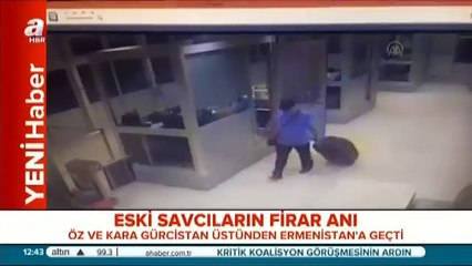 Zekeriya Öz'ün kaçma görüntüleri