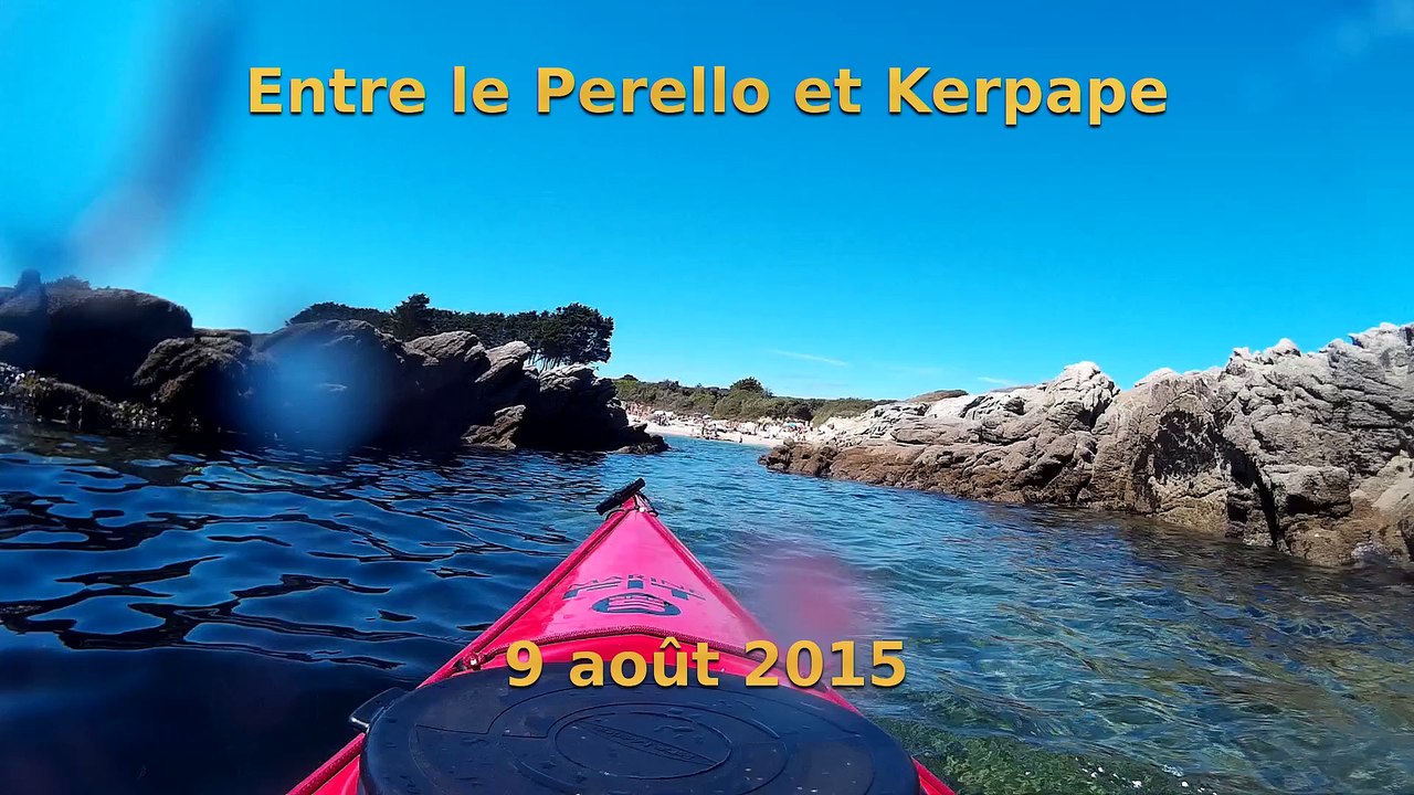 Kayak entre le Perello et Kerpape