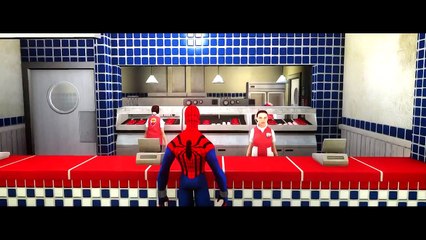 Disney Cars Pixar Spiderman & Lightning McQueen with Nursery Rhymes (Songs for Children w/ Action)