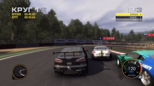 GRID 2015 mod TTT Lancer X vs 2 Nissan 350Z(SPA)