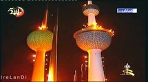 تسجيل كامل لعرض الالعاب النارية في ابراج الكويت  FireWorks