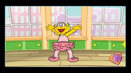 Sesame Street Zoes Dance Moves Cartoon Animation PBS Kids Game Play Walkthrough
