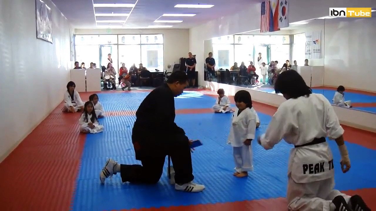 Little Boy Trying To Break Board In Taekwondo - iBN Tube