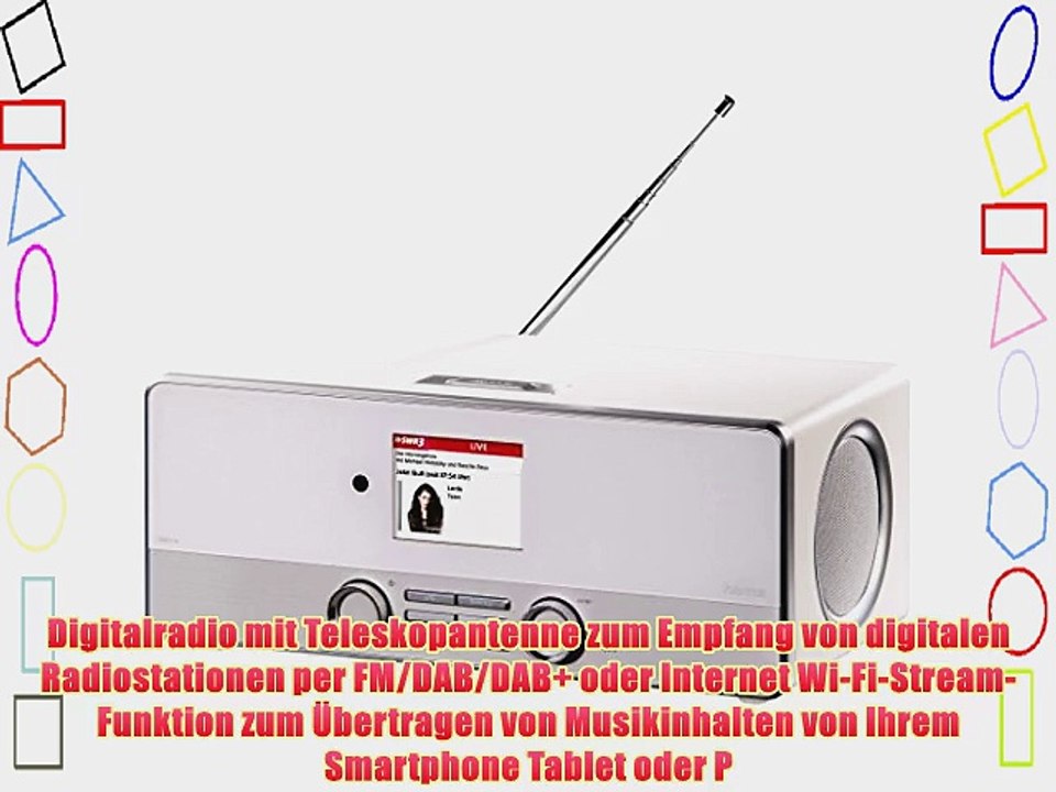 Hama 00054824 Internetradio/Digitalradio DIR3110 (WLAN / LAN / DAB  / FM mit Fernbedienung