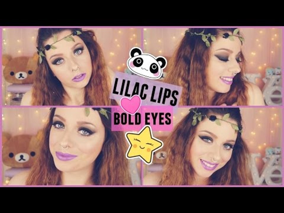 Lilac Lips & Bold Eyes ♡