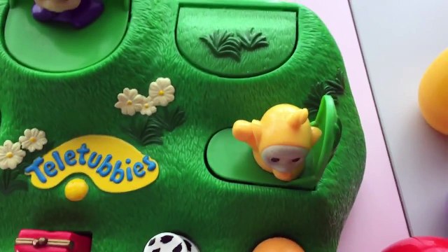 Playing Teletubbies Magic Hill Pop Up Kids Toys Playset Lala Dipsy Tinky Winky Po