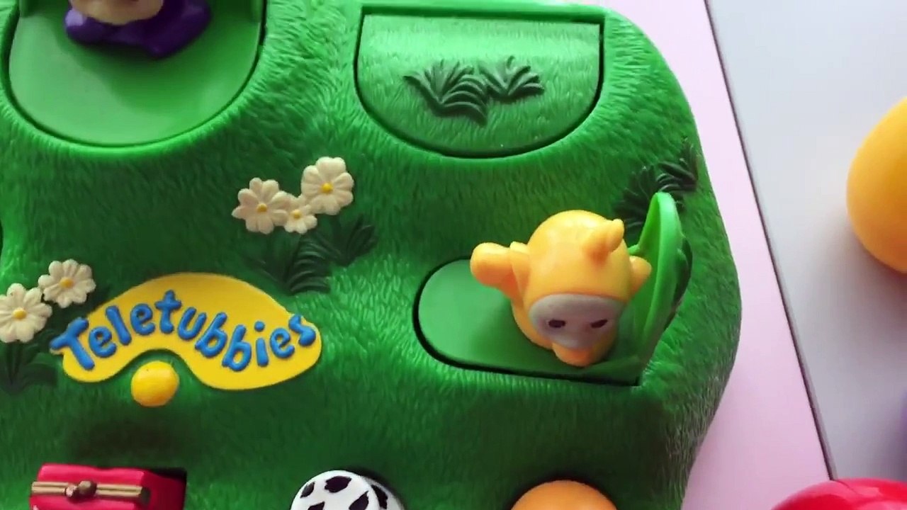 Playing Teletubbies Magic Hill Pop Up Kids Toys Playset Lala Dipsy Tinky Winky Po