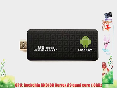 Happyhier? MK809 III RK3188 Quad Core Android TV Box TV Dongle 2G RAM Android 4.1 Bluetooth