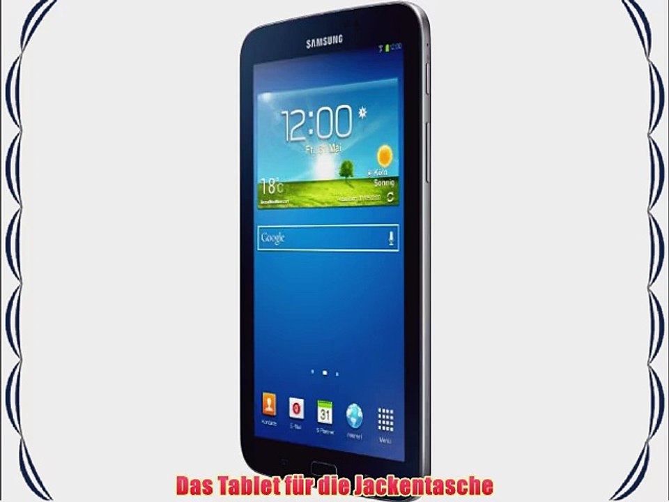 Samsung Galaxy Tab 3 178 cm (7 Zoll) Tablet (Dual-Core 12GHz 1GB RAM 8GB interner Speicher