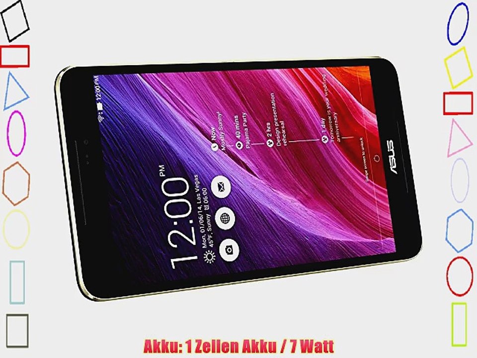 Asus Fonepad 8 FE380 2032 cm (8 Zoll) Tablet-PC (Intel Atom Z3530 13GHz 1GB RAM 8GB HDD UMTS/3G