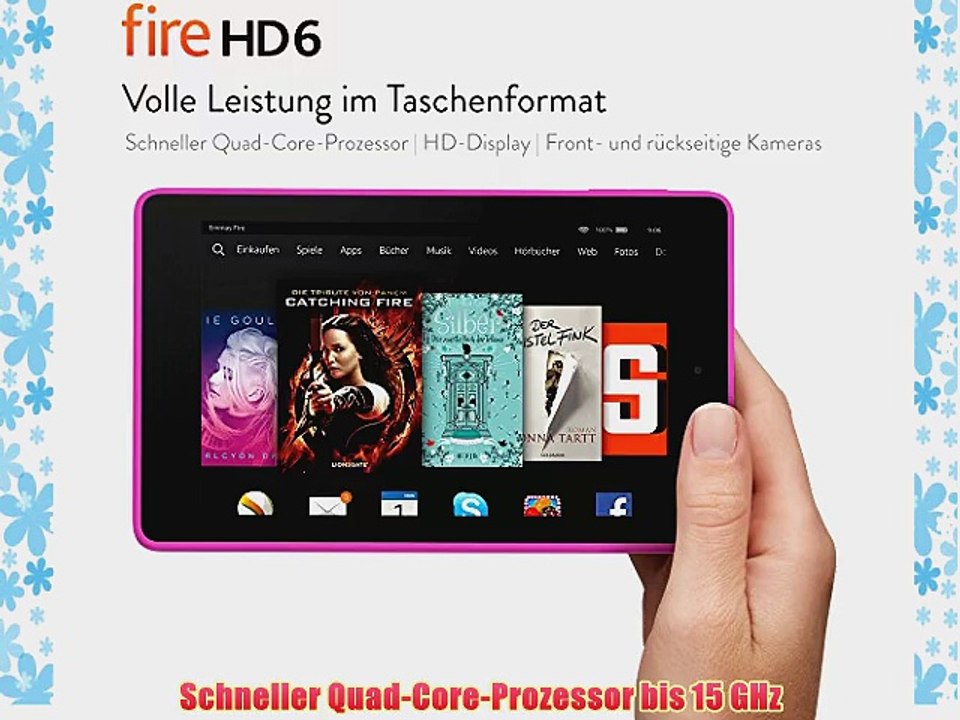 Fire HD 6 152 cm (6 Zoll) HD-Display WLAN 16 GB  (Magenta) - mit Spezialangeboten