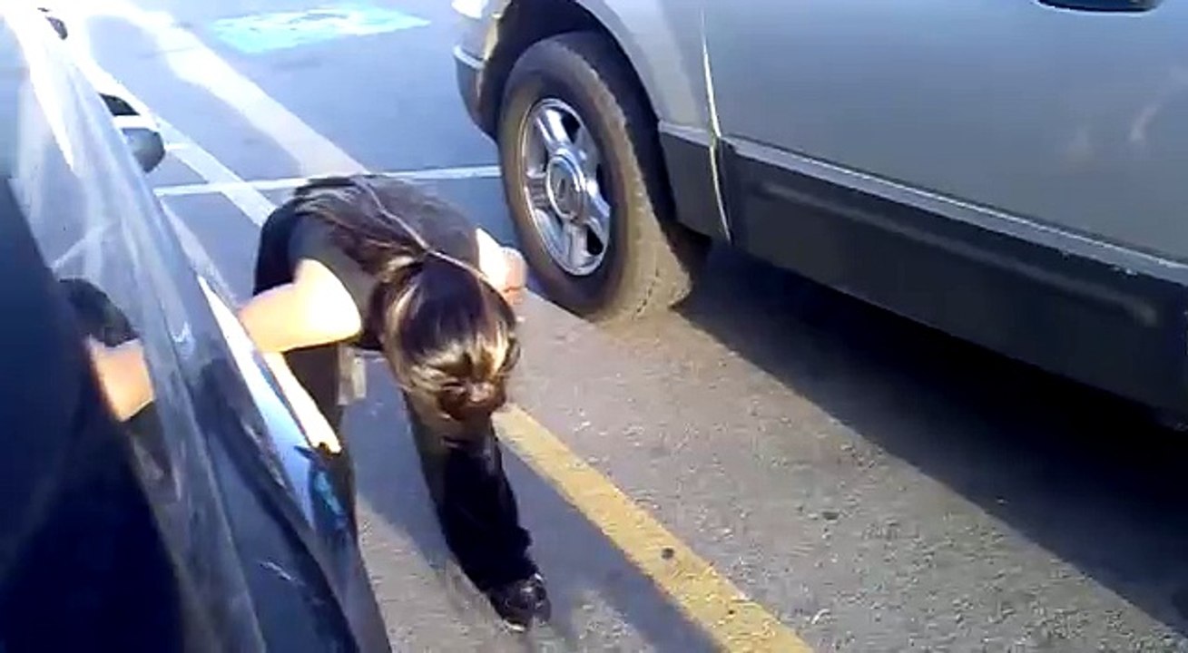 throwing up in parking lot