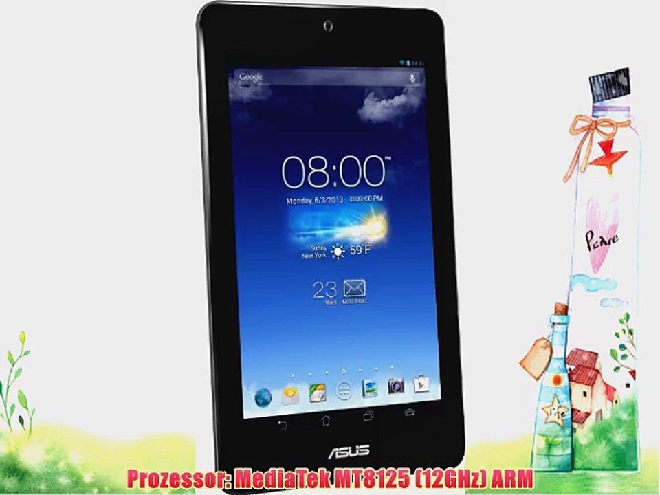 Asus MeMO Pad HD 7 178 cm (7 Zoll) Tablet-PC (MediaTek MT8125 12GHz 1GB RAM 16GB SSD Android