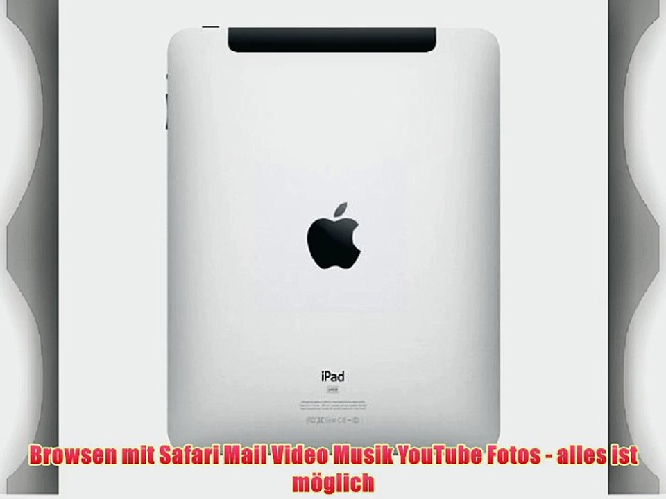 Apple iPad 1 246 cm (97 Zoll) Tablet 16GB WiFi UMTS