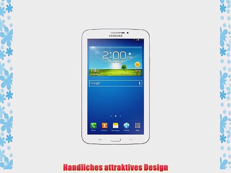 Samsung Galaxy Tab 3 178 cm (7 Zoll) Tablet (12GHz Dual-Core 1GB RAM 8GB interner Speicher