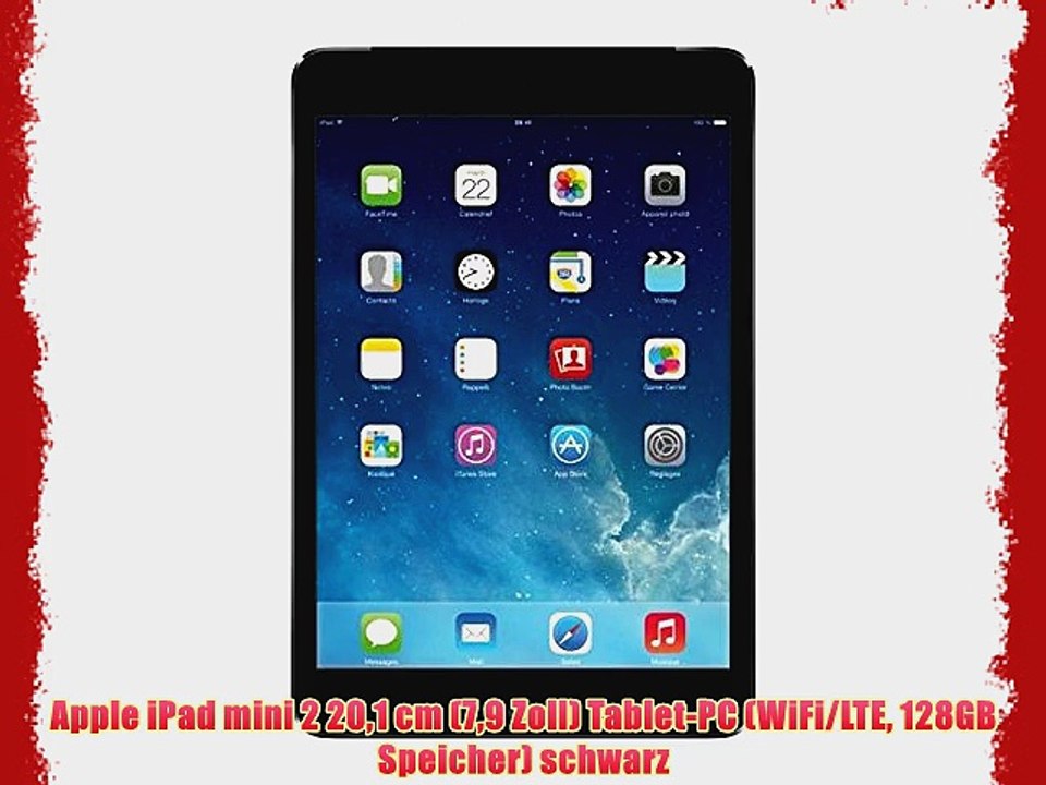 Apple iPad mini 2 201 cm (79 Zoll) Tablet-PC (WiFi/LTE 128GB Speicher) schwarz