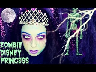 ZOMBIE DISNEY PRINCESS - HALLOWEEN TUTORIAL -